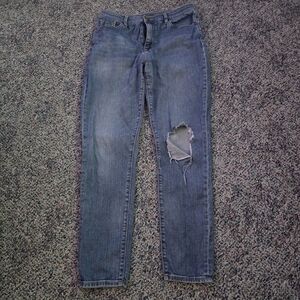 BDG Women's Distressed Blue Jeans